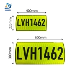 Reflective Sticker For Vehicle - Mine Reflective Vehicle ID Decal Stickers